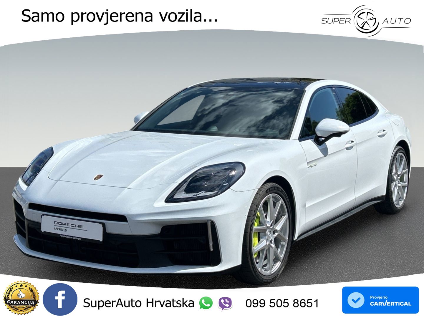 Porsche Panamera 4S 2.9 V6 (544 KS) E-Hybrid PDK LED+GR SJED+ACC