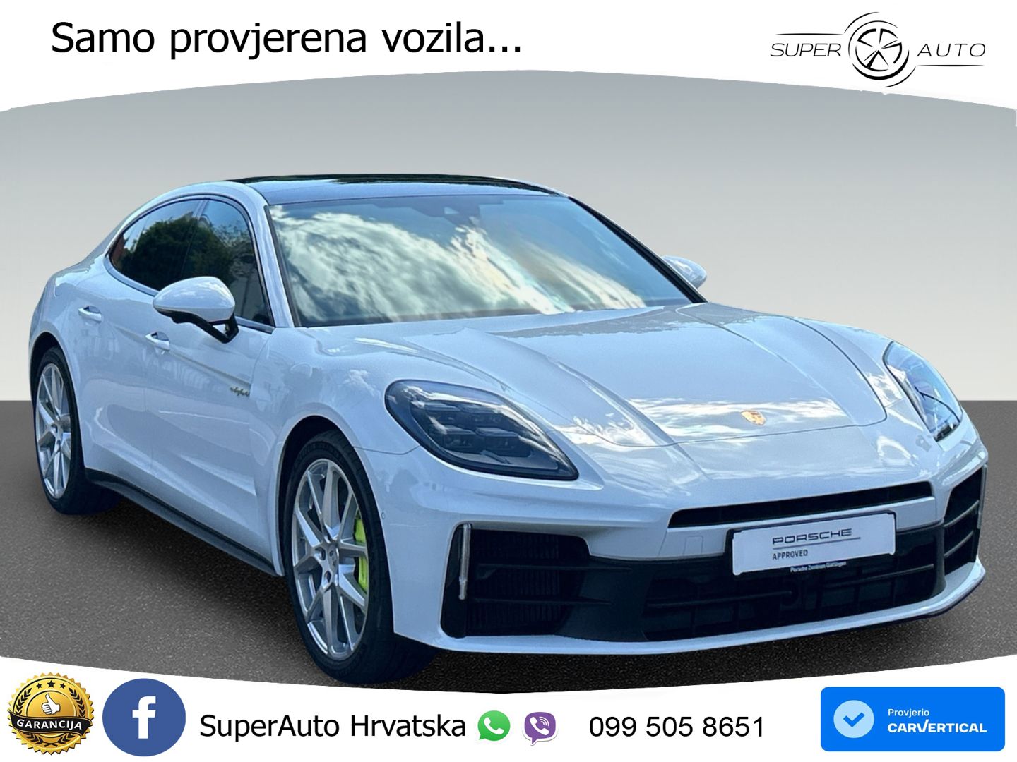 Porsche Panamera 4S 2.9 V6 (544 KS) E-Hybrid PDK LED+GR SJED+ACC