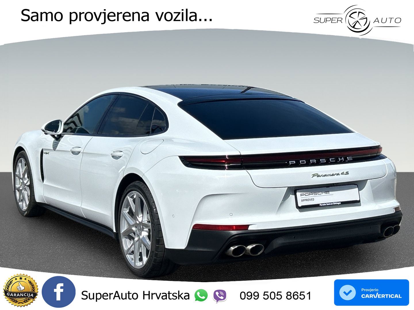 Porsche Panamera 4S 2.9 V6 (544 KS) E-Hybrid PDK LED+GR SJED+ACC