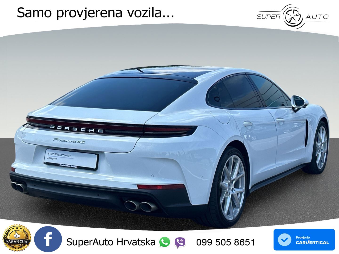 Porsche Panamera 4S 2.9 V6 (544 KS) E-Hybrid PDK LED+GR SJED+ACC