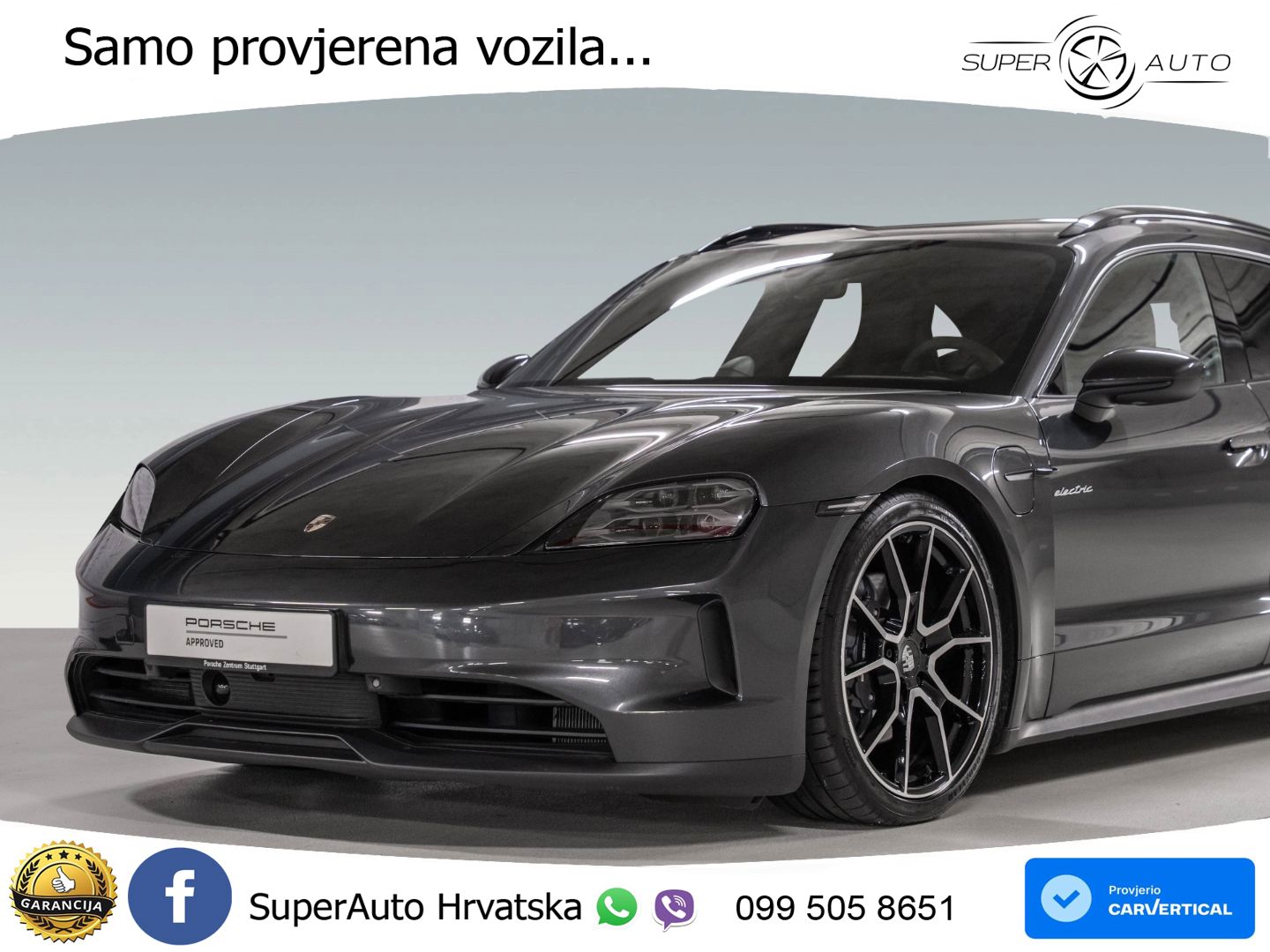 Porsche Taycan Sport Turismo 105 kWh (435 KS)