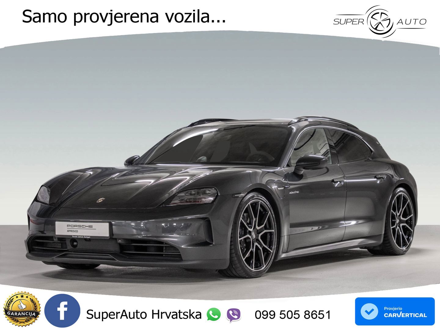 Porsche Taycan Sport Turismo 105 kWh (435 KS)