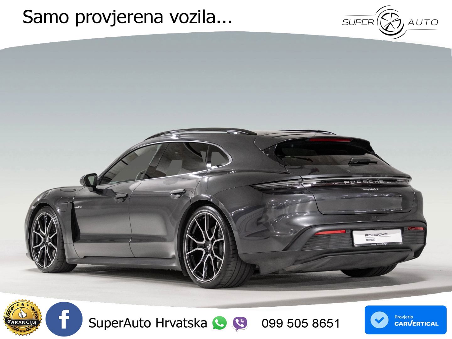 Porsche Taycan Sport Turismo 105 kWh (435 KS)