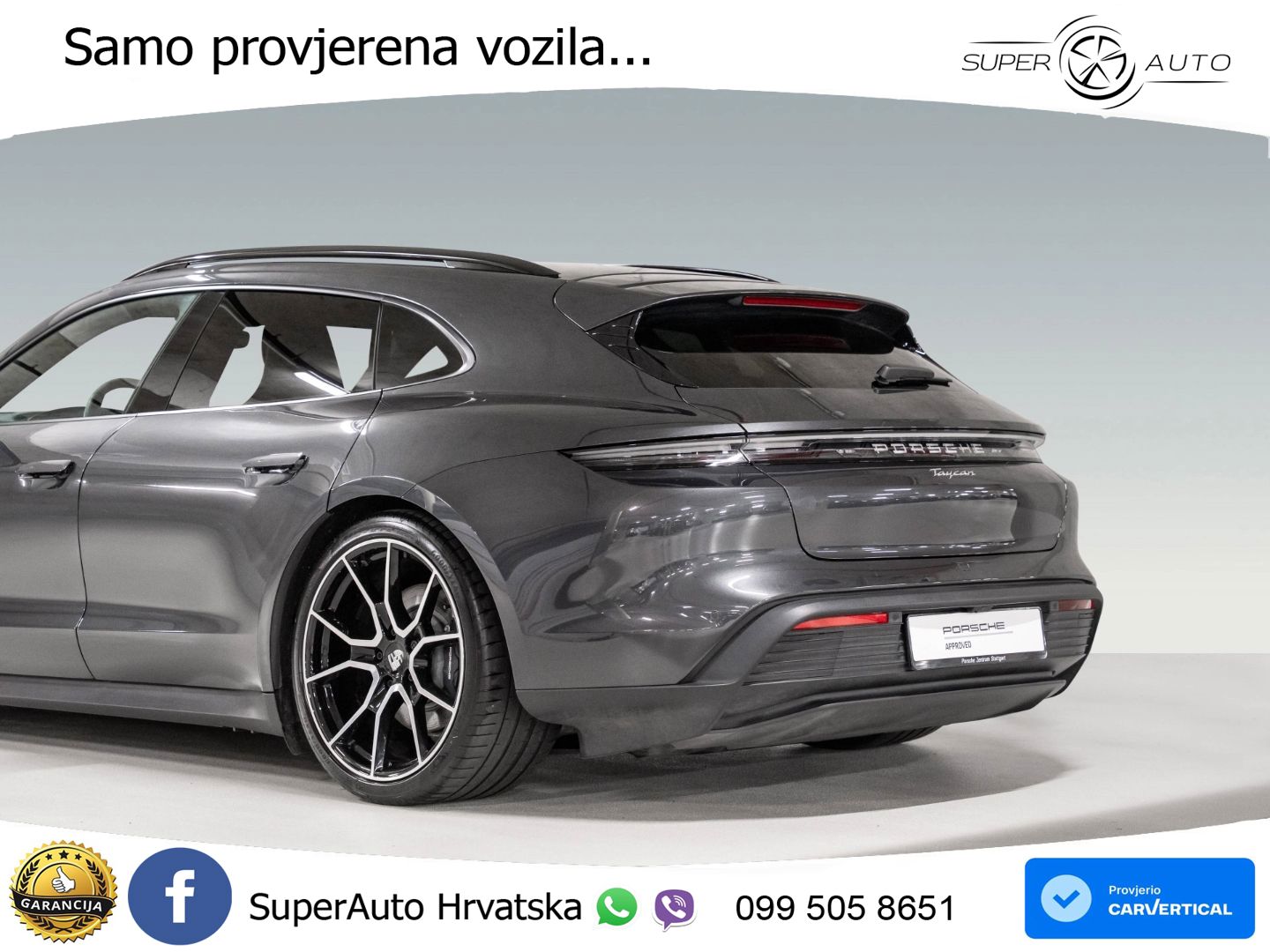 Porsche Taycan Sport Turismo 105 kWh (435 KS)