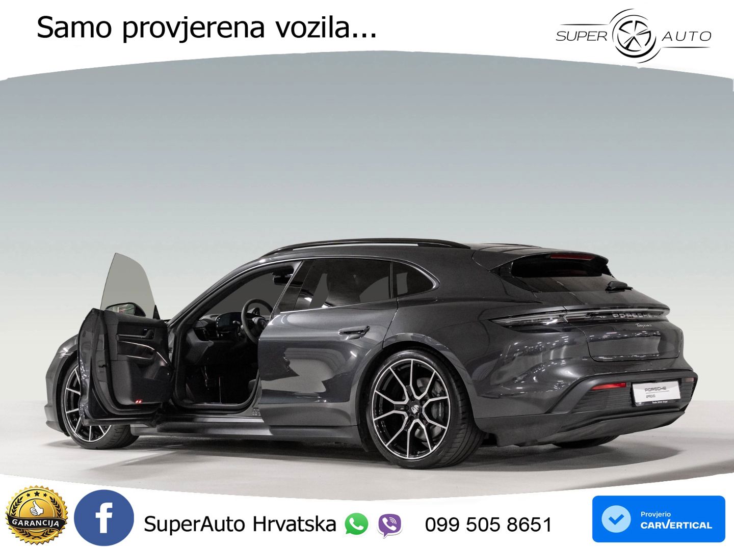 Porsche Taycan Sport Turismo 105 kWh (435 KS)
