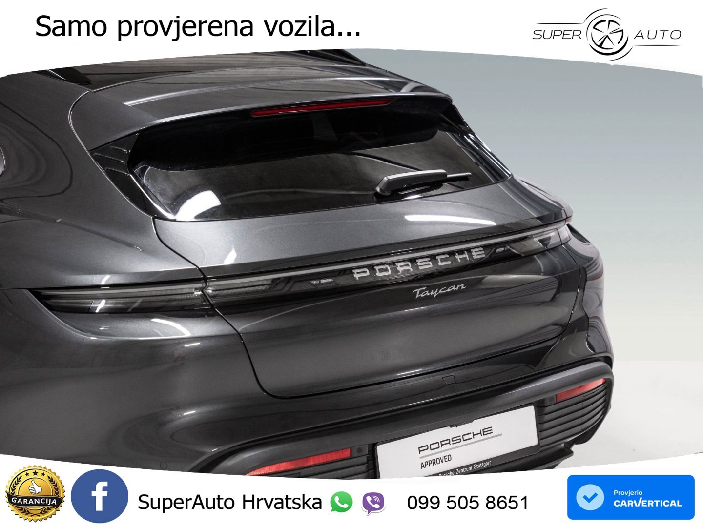 Porsche Taycan Sport Turismo 105 kWh (435 KS)