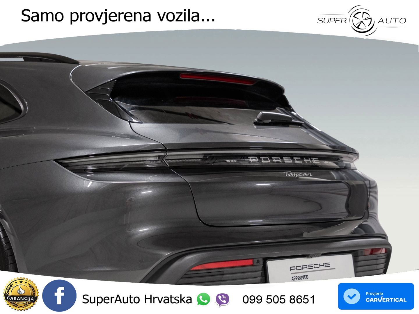 Porsche Taycan Sport Turismo 105 kWh (435 KS)