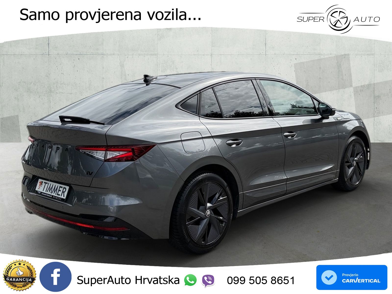 Škoda Enyaq Coupe iV RS 82 kWh (299 KS) AWD LED+GR SJED+ACC