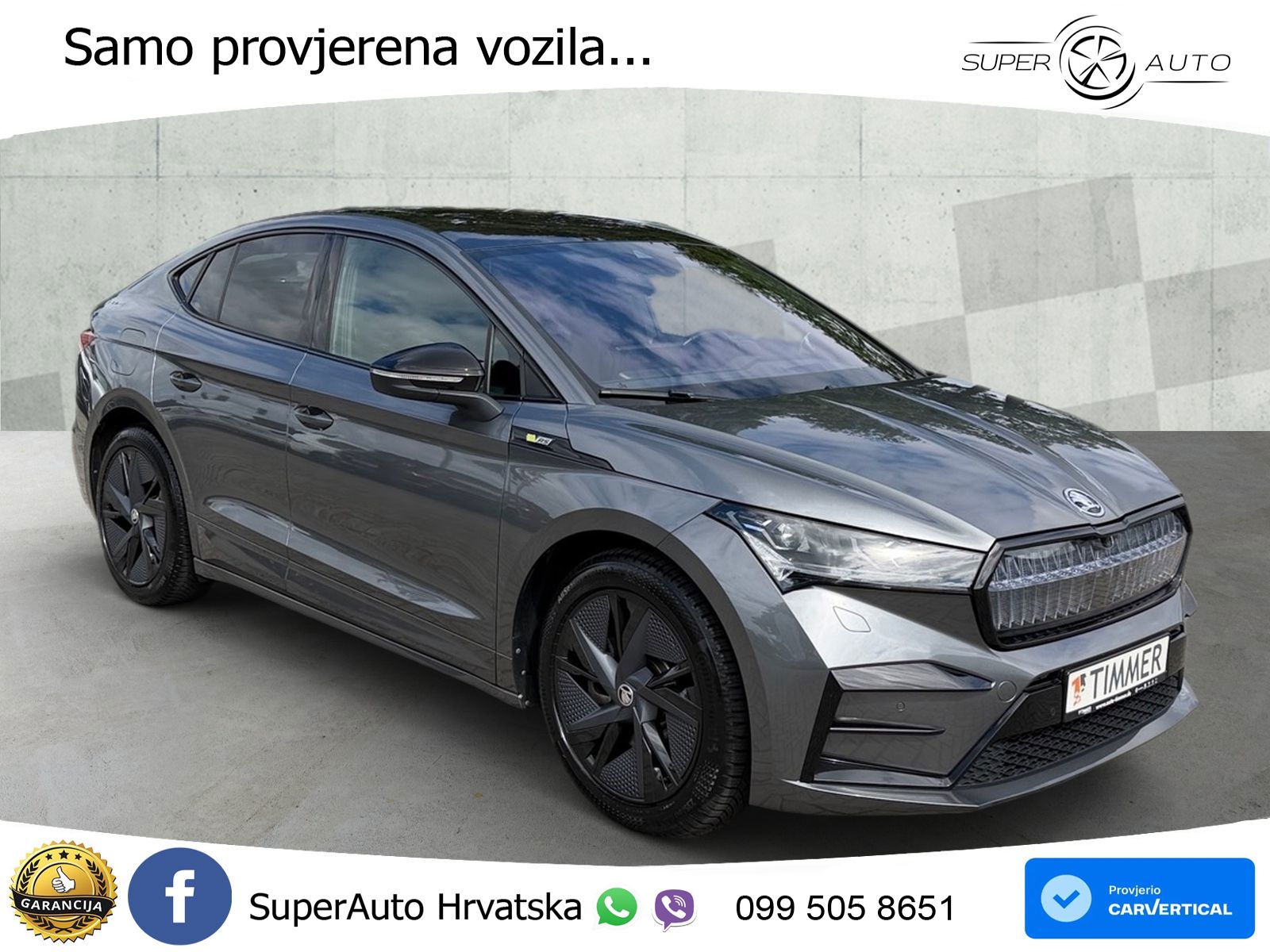 Škoda Enyaq Coupe iV RS 82 kWh (299 KS) AWD LED+GR SJED+ACC