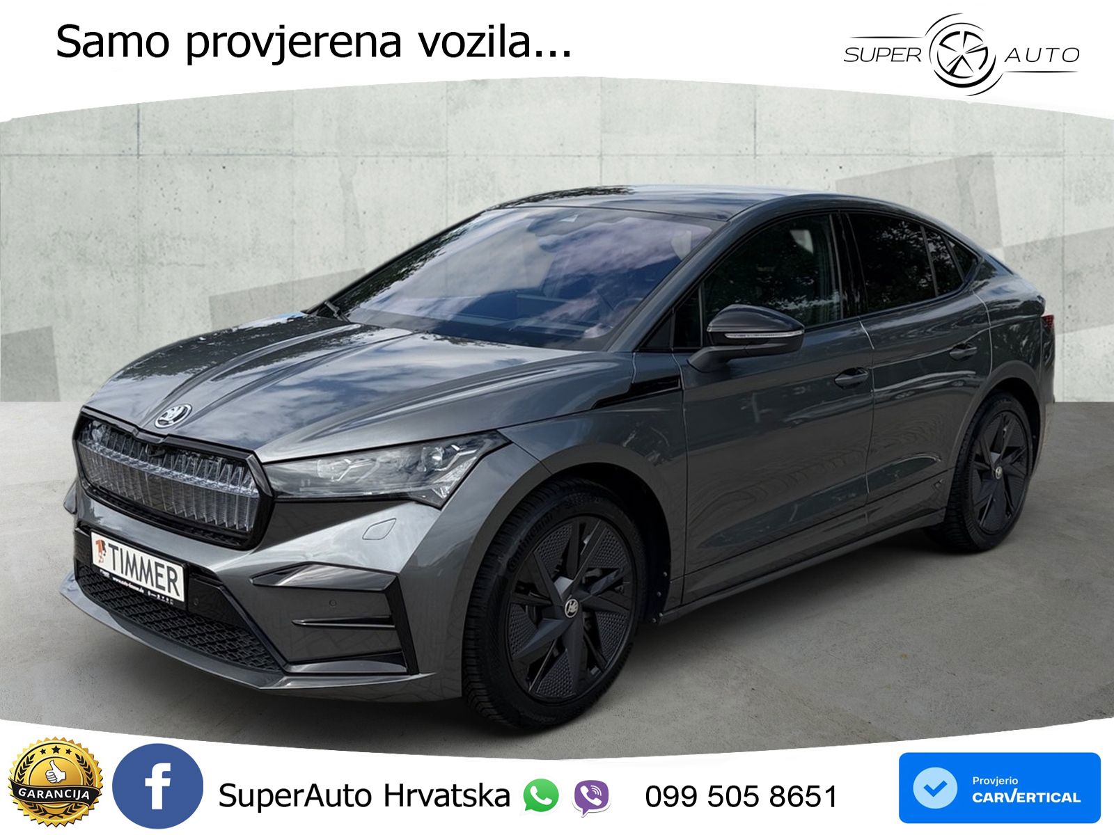 Škoda Enyaq Coupe iV RS 82 kWh (299 KS) AWD LED+GR SJED+ACC