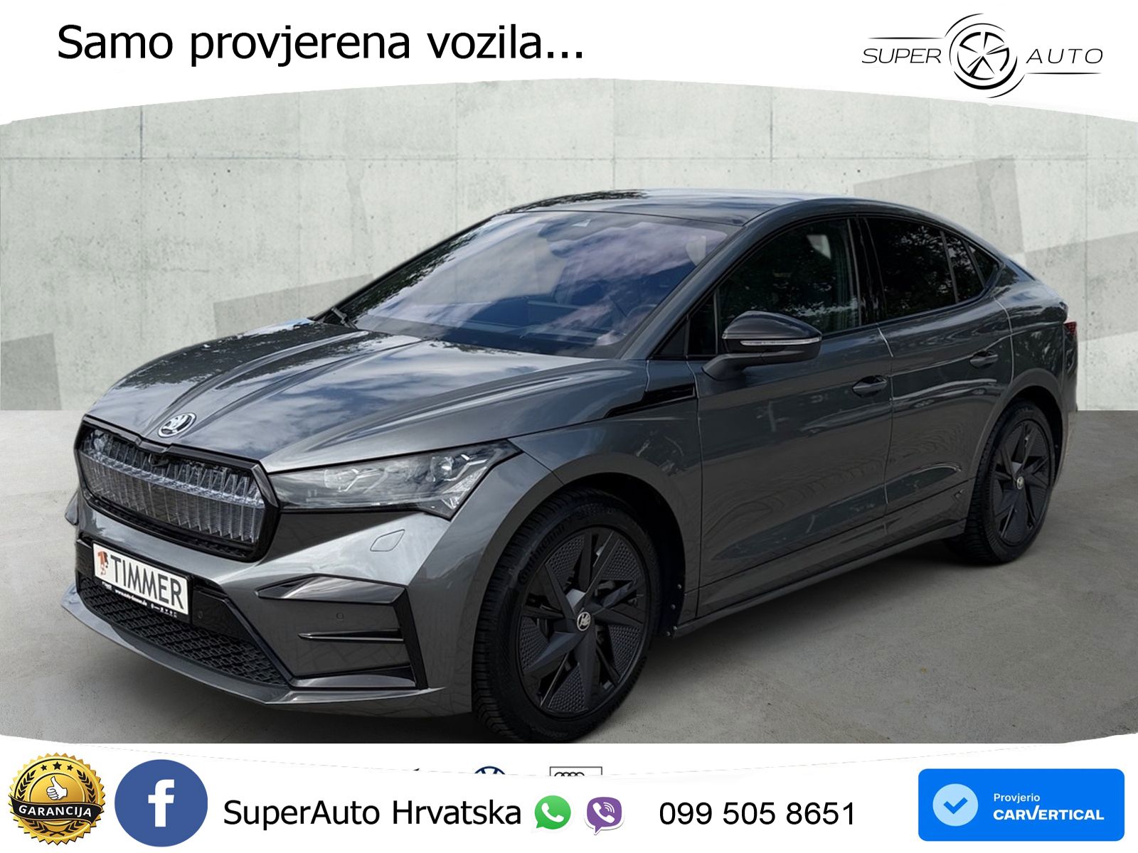 Škoda Enyaq Coupe iV RS 82 kWh (299 KS) AWD LED+GR SJED+ACC