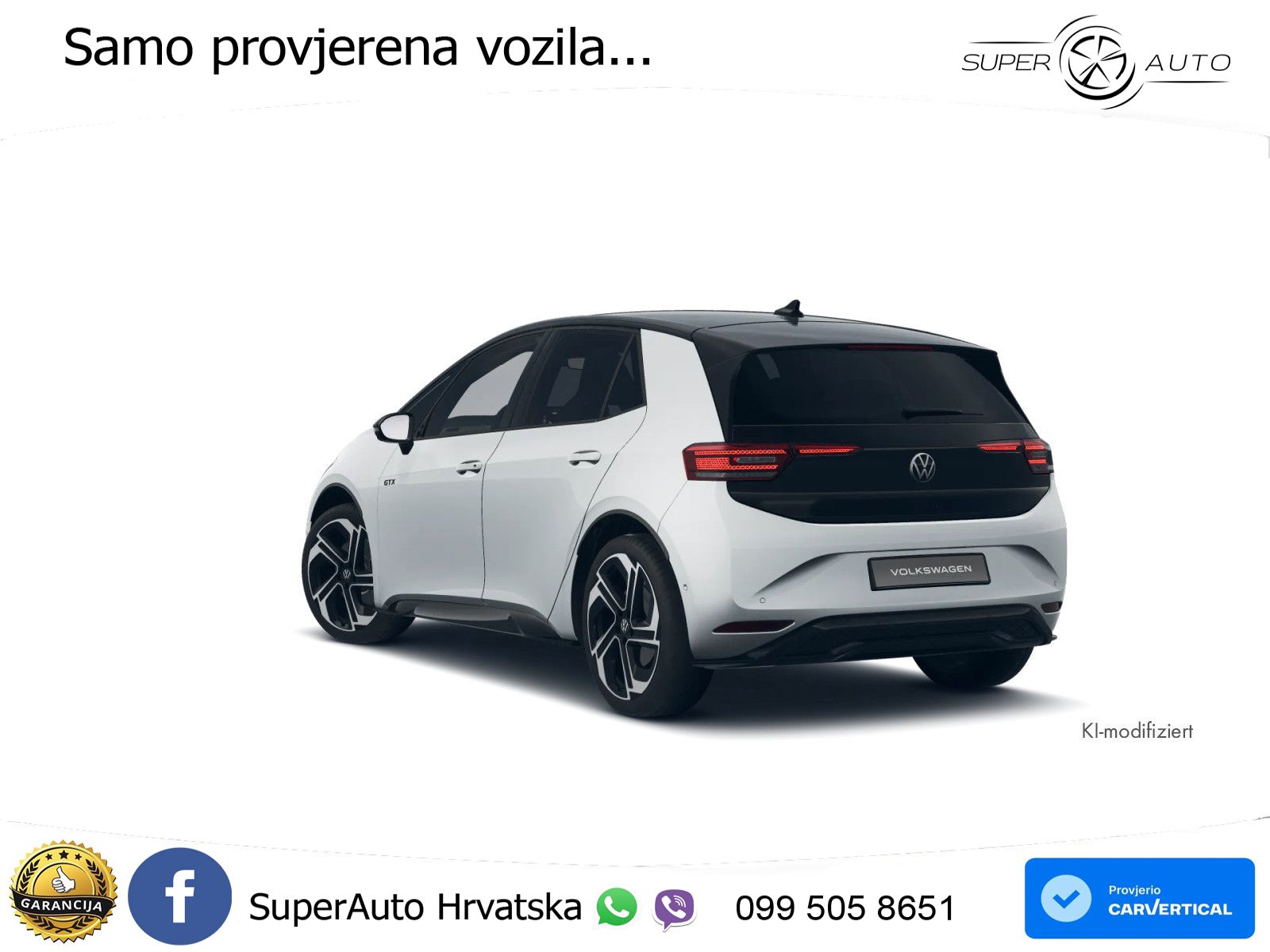 Volkswagen ID.3 GTX 84 kWh (286 KS) LED+GR SJED+ACC