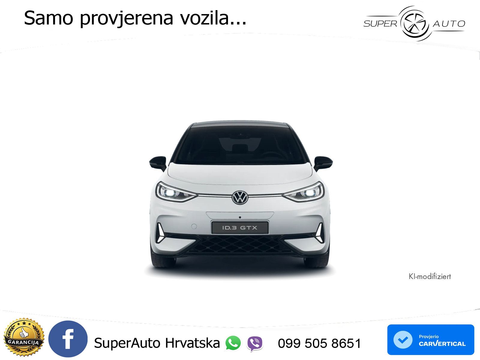 Volkswagen ID.3 GTX 84 kWh (286 KS) LED+GR SJED+ACC