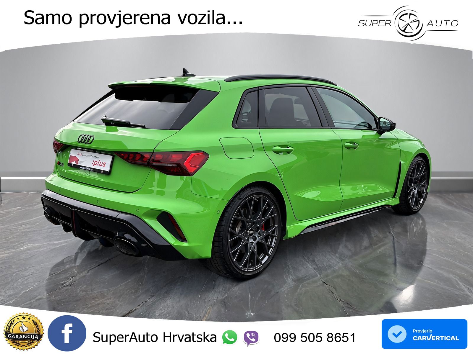 Audi RS3 Sedan 2.5 TFSI (400 KS) quattro S tronic LED+GR SJED+ACC
