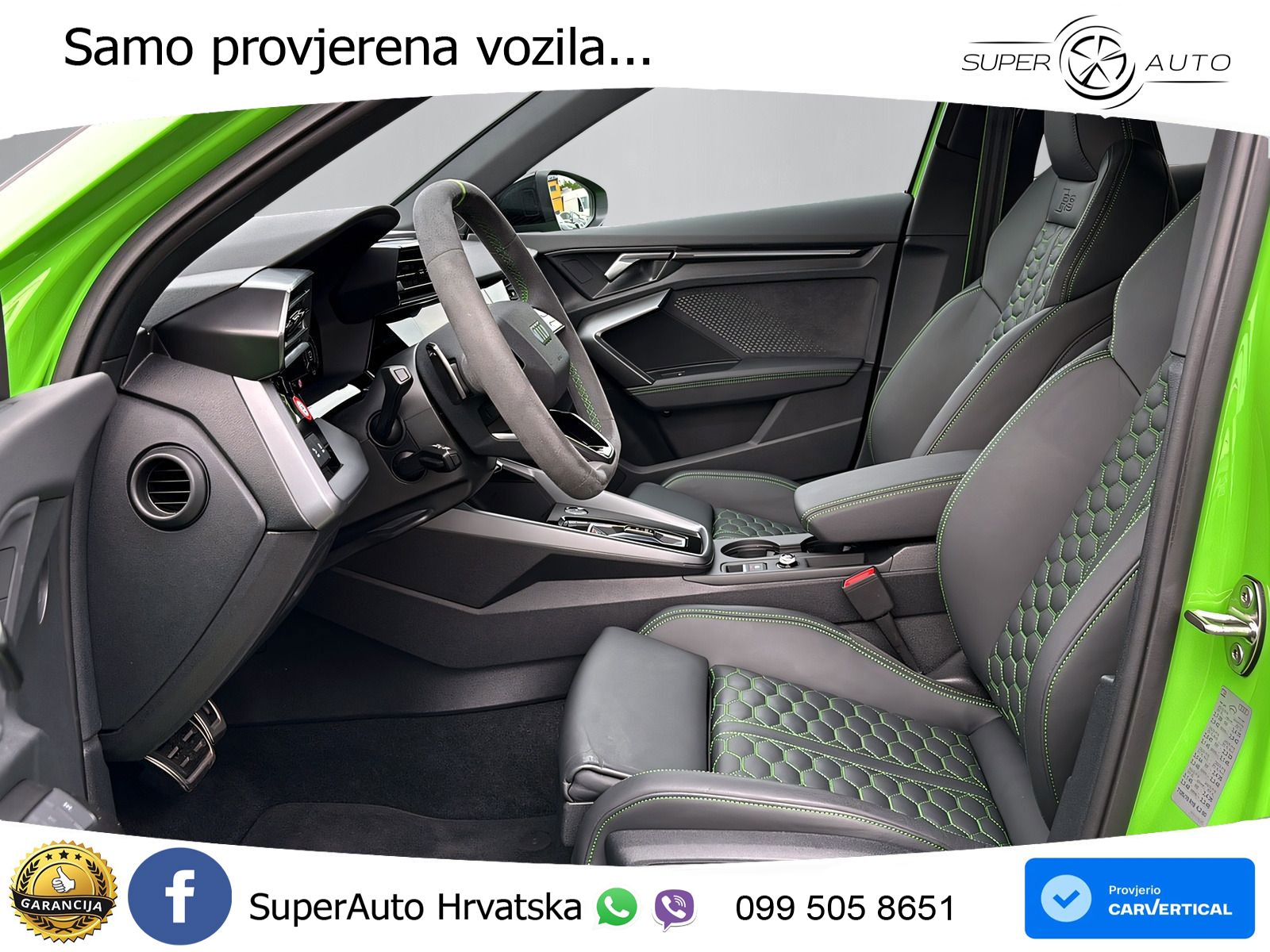 Audi RS3 Sedan 2.5 TFSI (400 KS) quattro S tronic LED+GR SJED+ACC