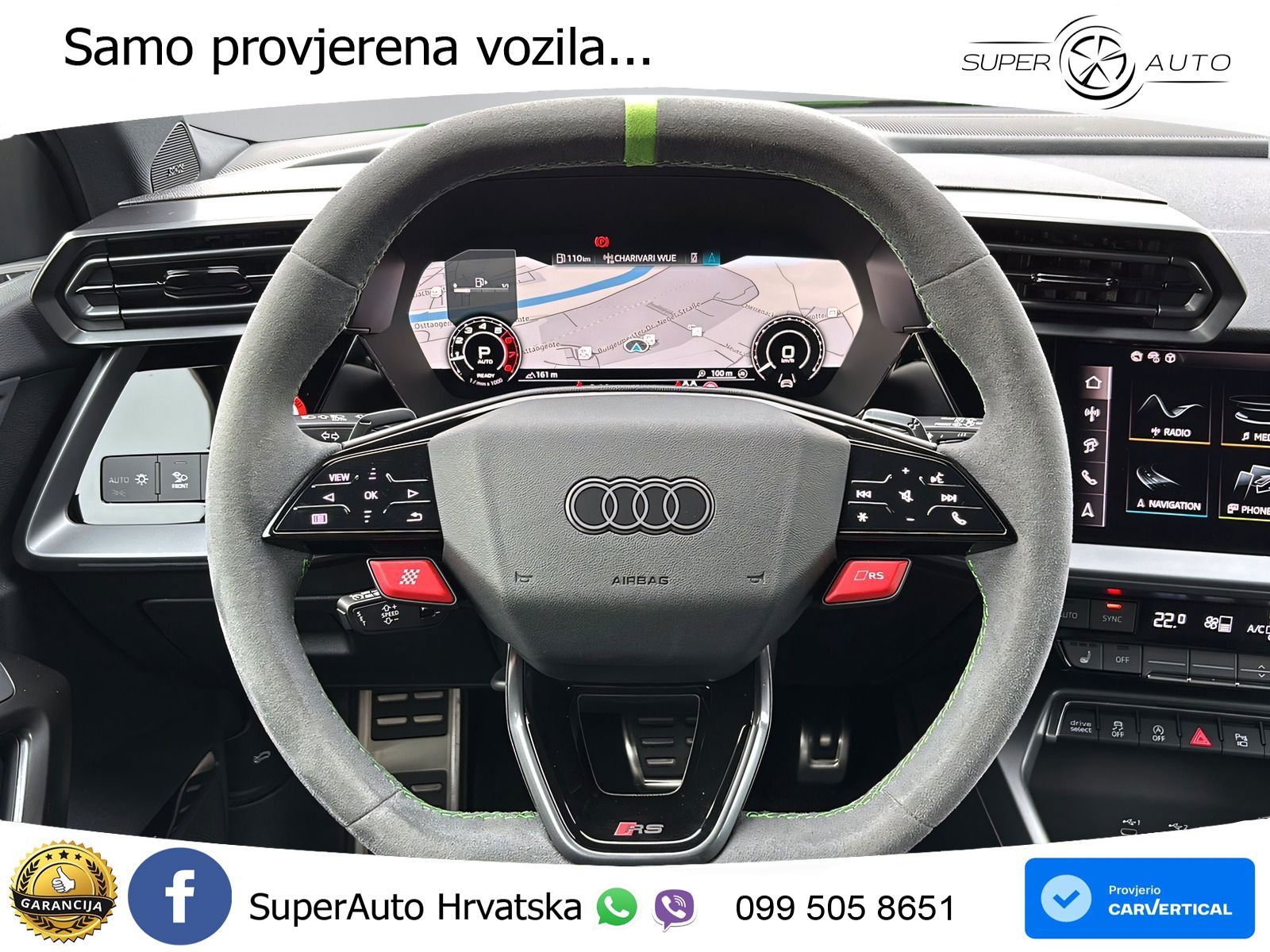 Audi RS3 Sedan 2.5 TFSI (400 KS) quattro S tronic LED+GR SJED+ACC