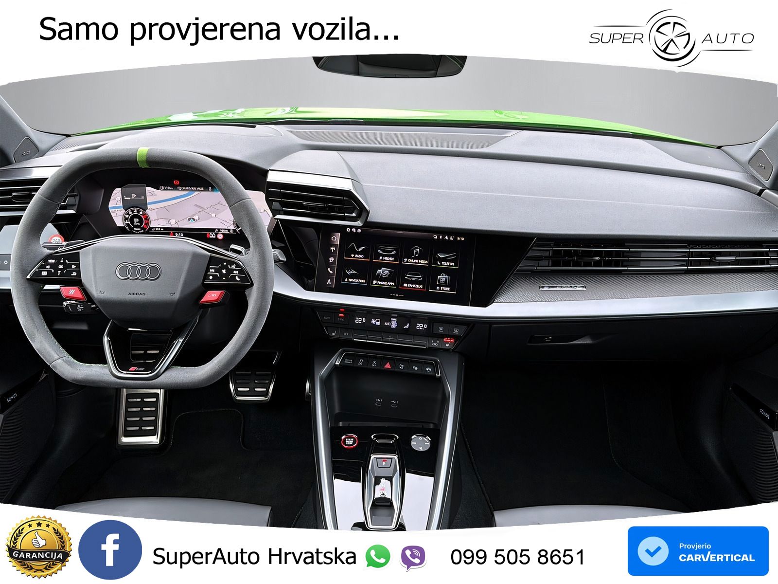 Audi RS3 Sedan 2.5 TFSI (400 KS) quattro S tronic LED+GR SJED+ACC