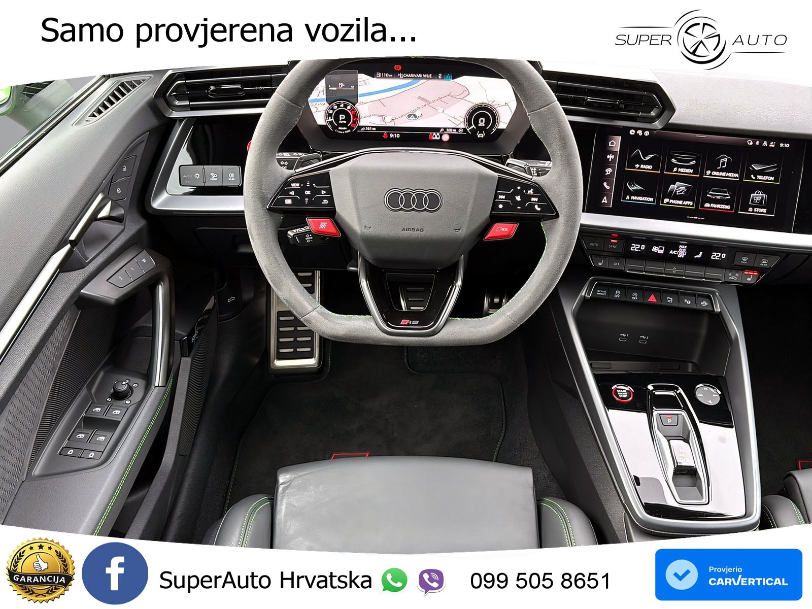 Audi RS3 Sedan 2.5 TFSI (400 KS) quattro S tronic LED+GR SJED+ACC