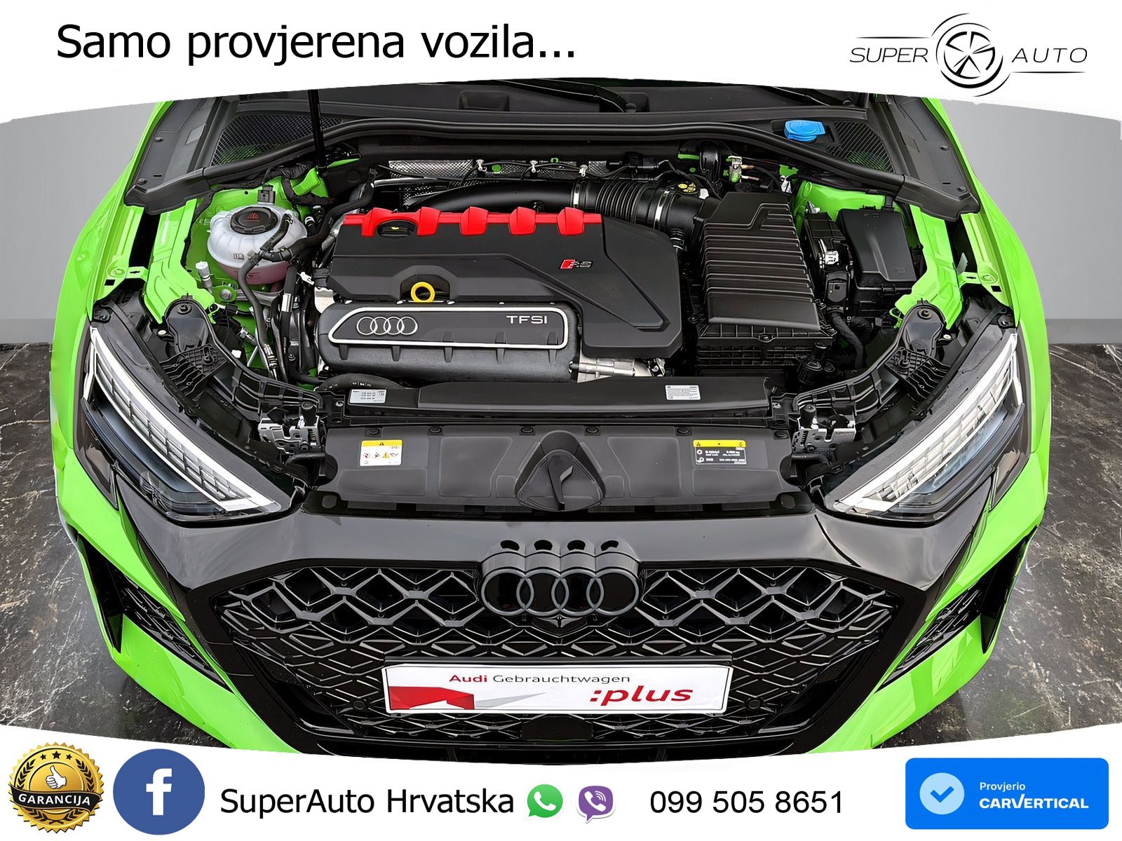 Audi RS3 Sedan 2.5 TFSI (400 KS) quattro S tronic LED+GR SJED+ACC