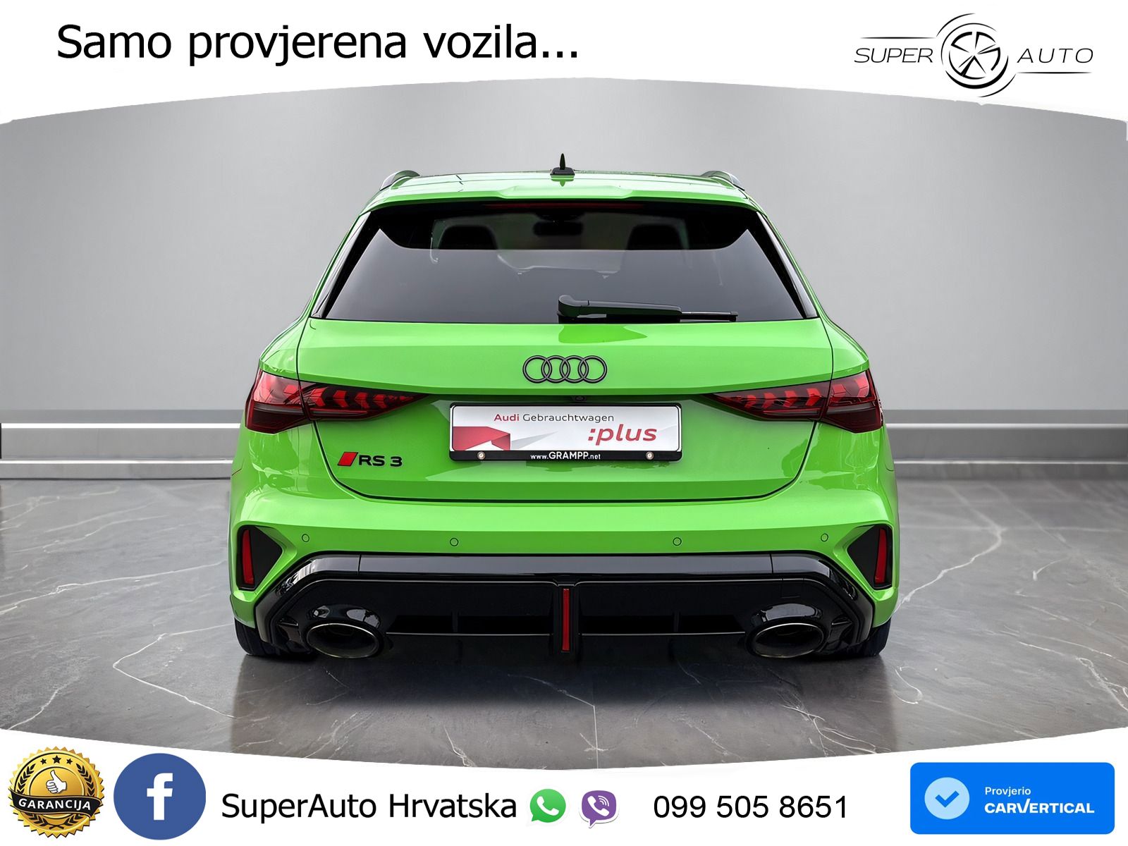 Audi RS3 Sedan 2.5 TFSI (400 KS) quattro S tronic LED+GR SJED+ACC