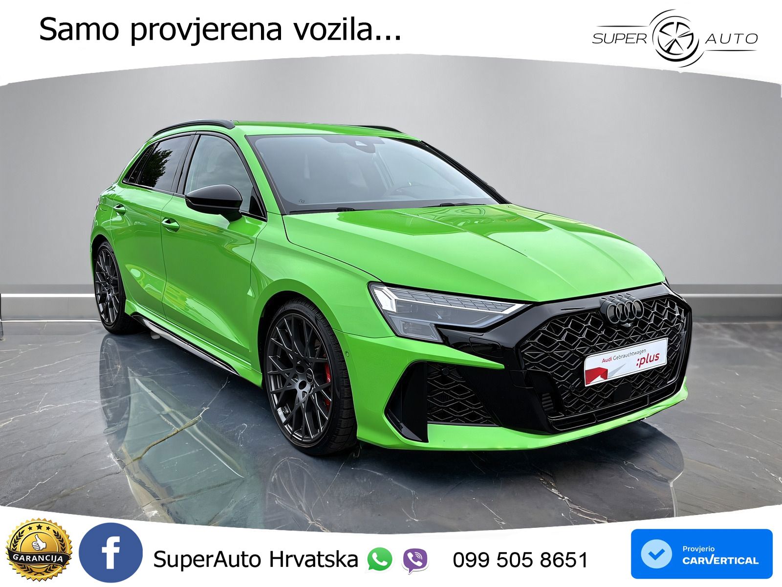 Audi RS3 Sedan 2.5 TFSI (400 KS) quattro S tronic LED+GR SJED+ACC