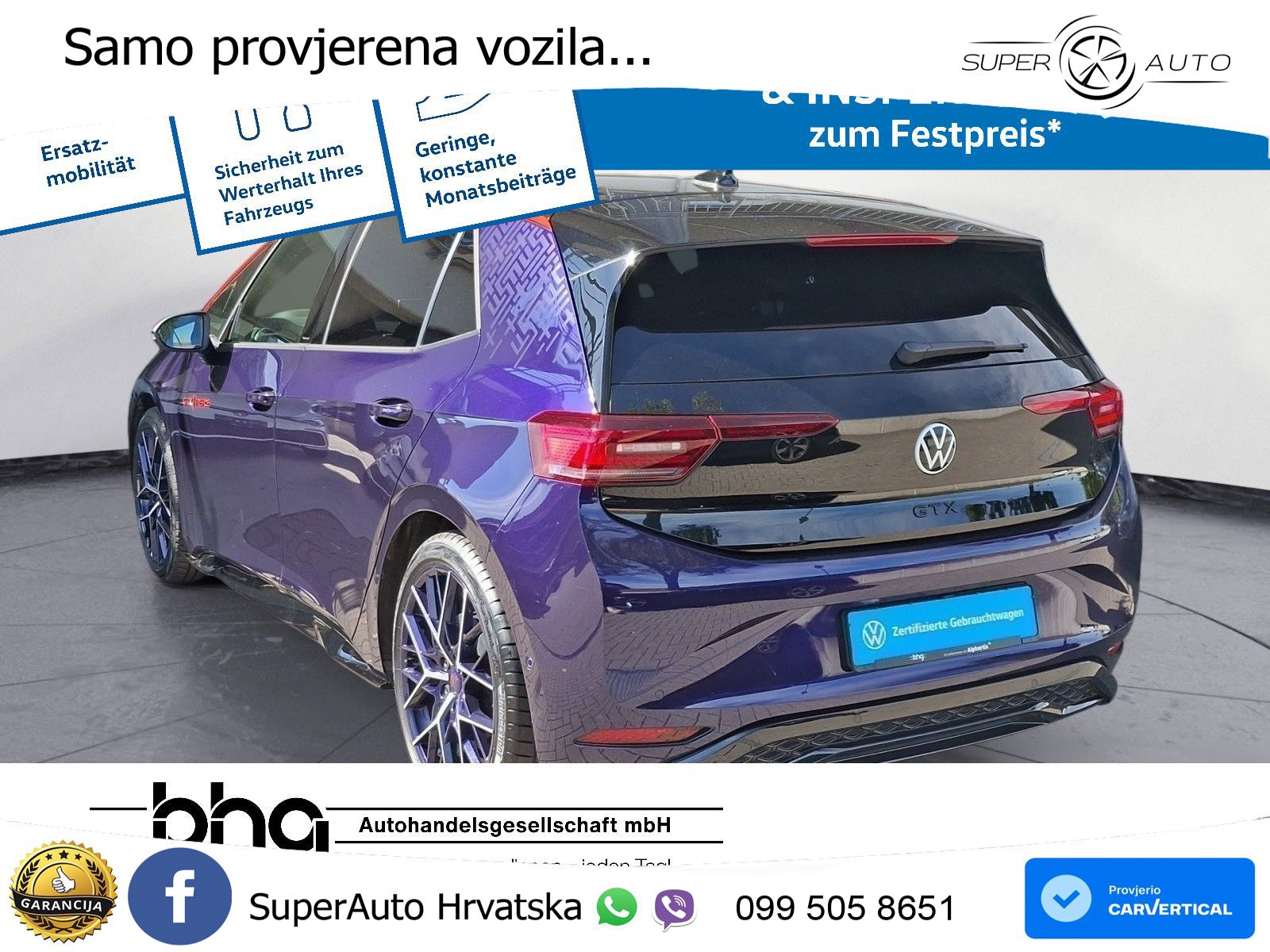 Volkswagen ID.3 GTX 84 kWh (286 KS) LED+GR SJED+ACC