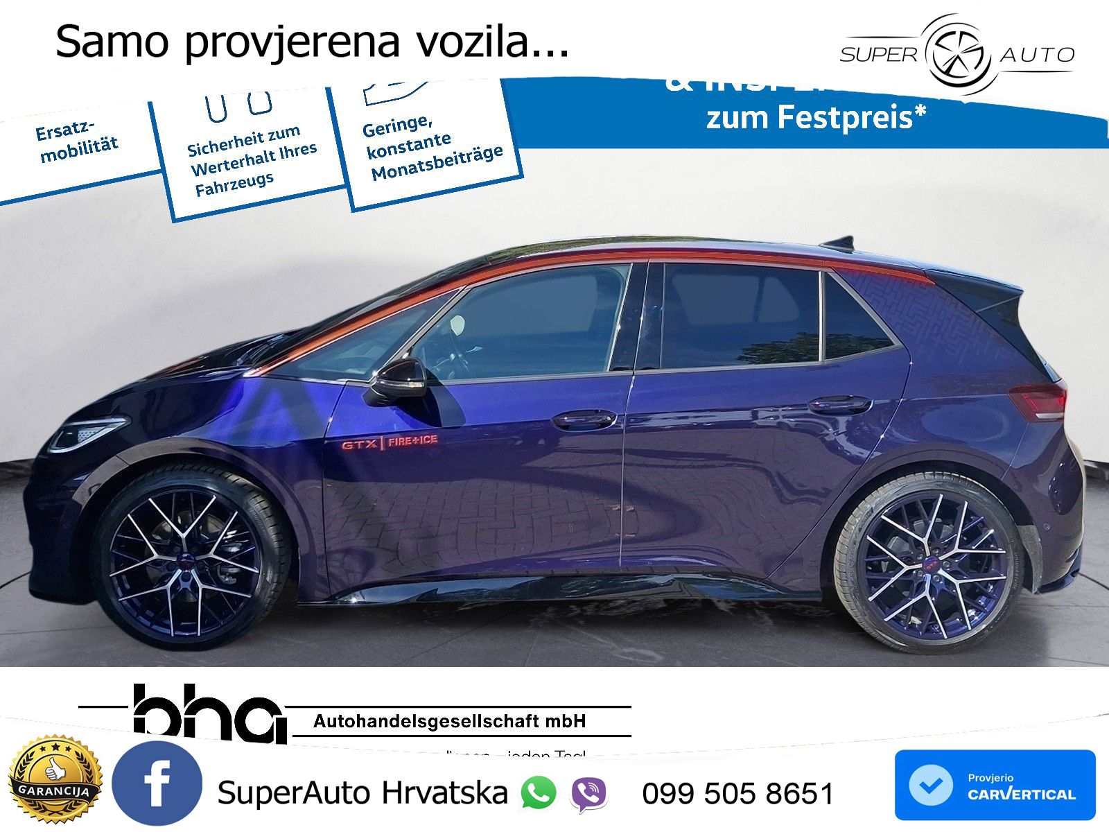 Volkswagen ID.3 GTX 84 kWh (286 KS) LED+GR SJED+ACC