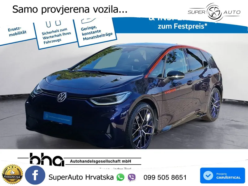 Volkswagen ID.3 GTX 84 kWh (286 KS) LED+GR SJED+ACC