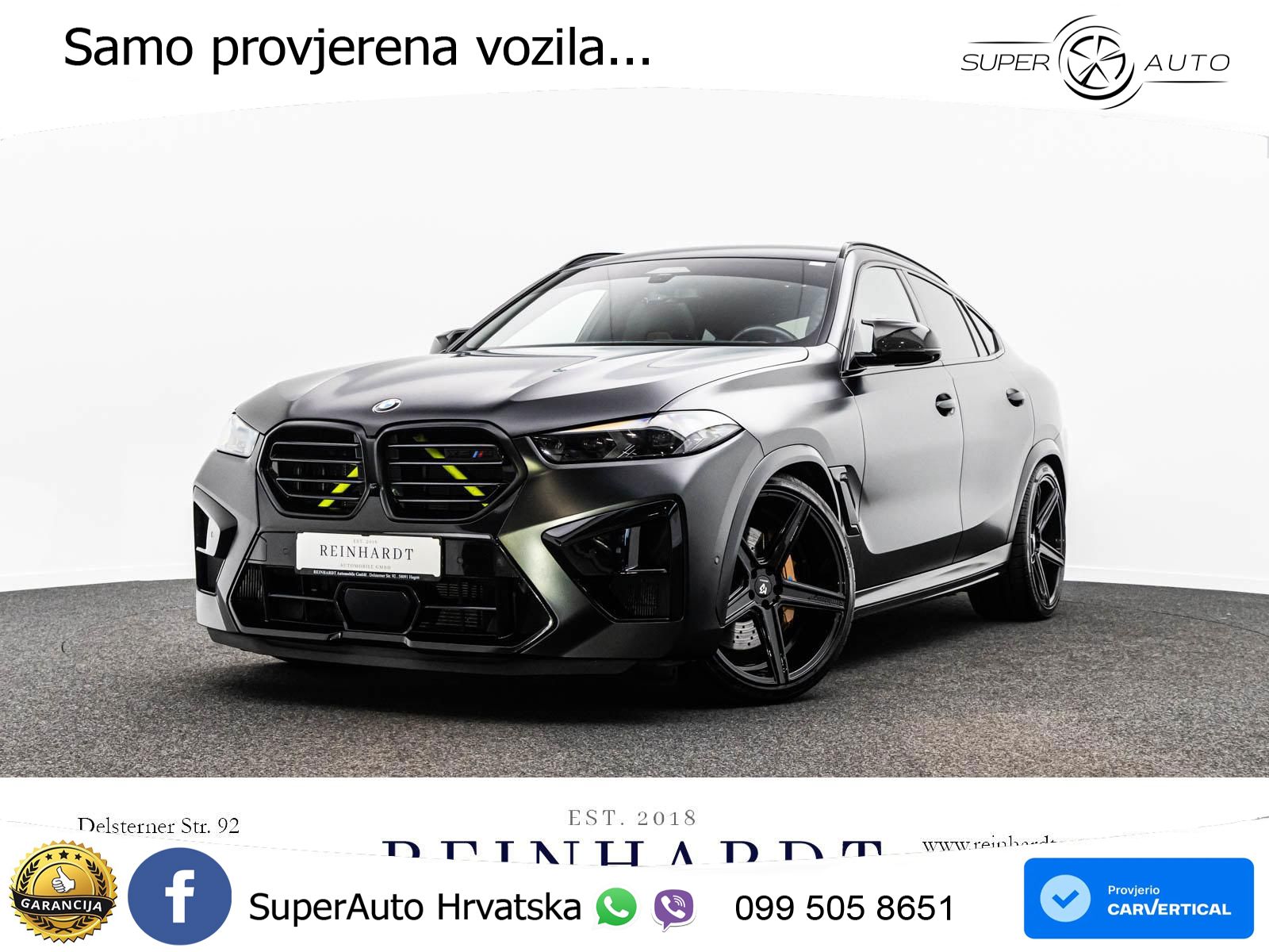 BMW X6 M Competition 4.4 V8 (625 KS) xDrive Steptronic LED+GR SJED+ACC