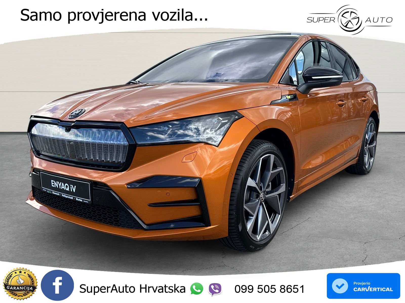 Škoda Enyaq Coupe iV RS 82 kWh (340 KS) AWD LED+GR SJED+ACC
