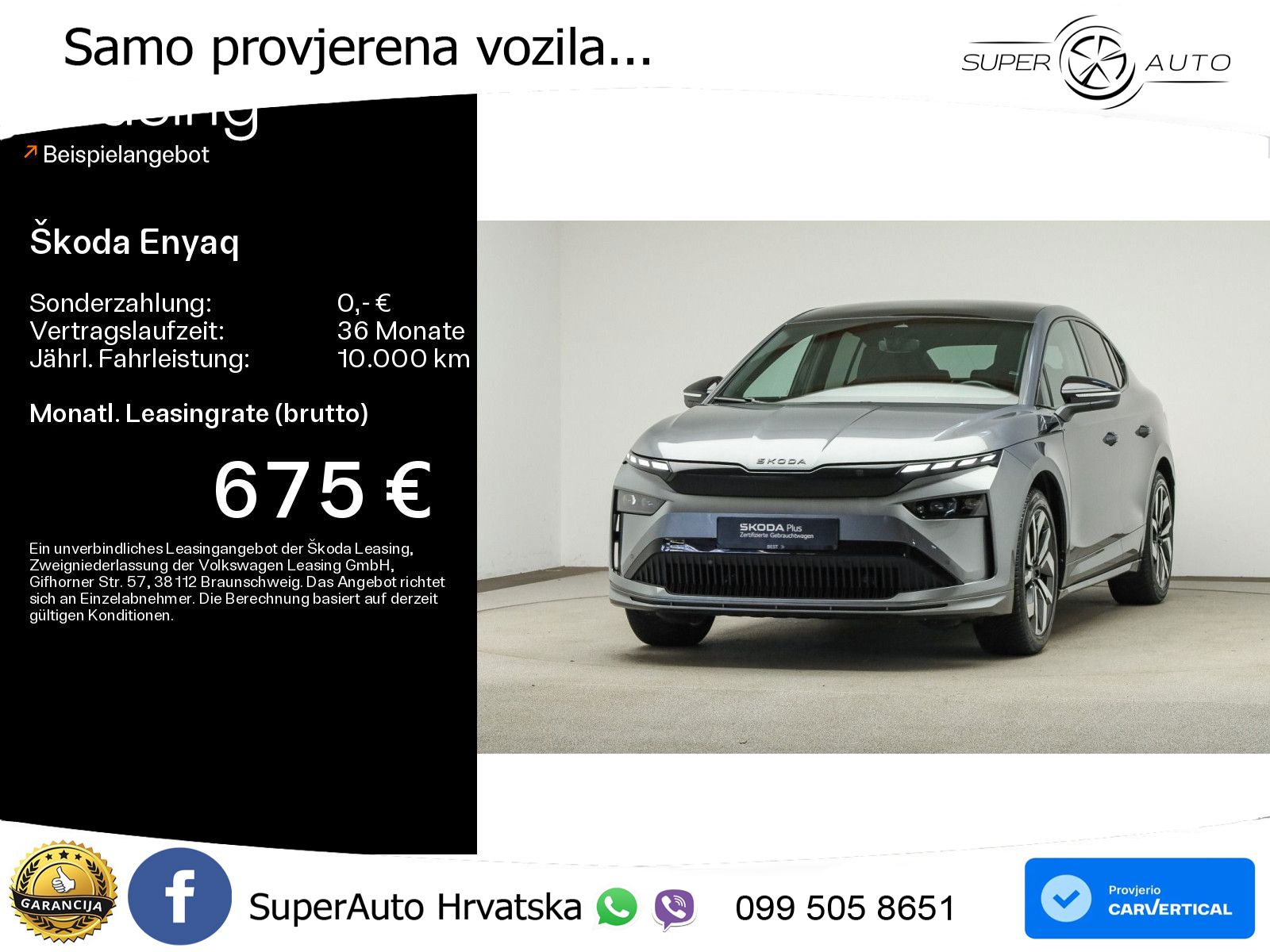 Škoda Enyaq Coupe iV 85 82 kWh (286 KS) SportLine LED+GR SJED+ACC