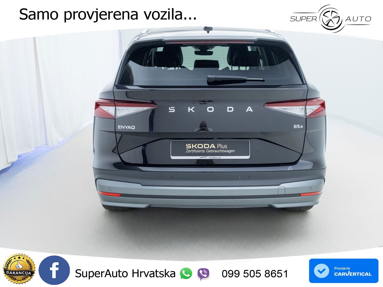 Škoda Enyaq iV 85x 82 kWh (286 KS) AWD