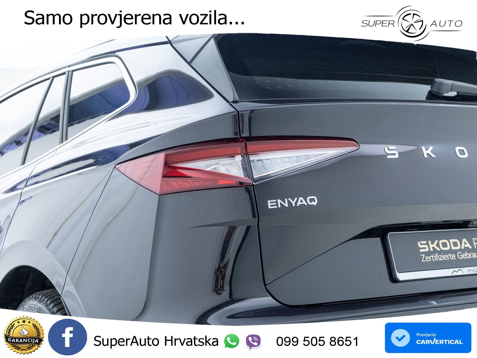 Škoda Enyaq iV 85x 82 kWh (286 KS) AWD