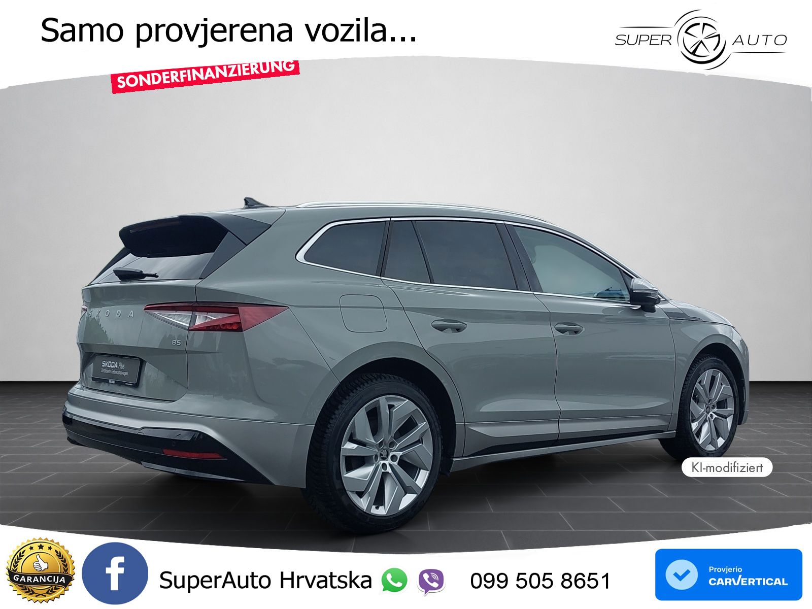 Škoda Enyaq 85 82 kWh (286 KS) LED+GR SJED+ACC