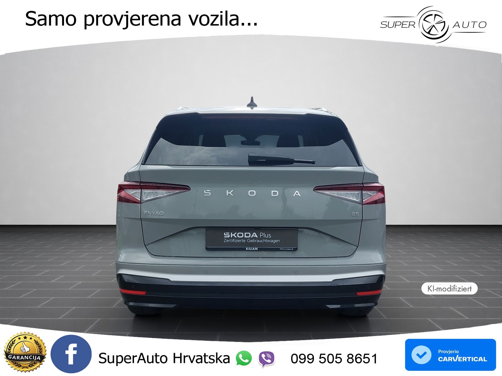 Škoda Enyaq 85 82 kWh (286 KS) LED+GR SJED+ACC