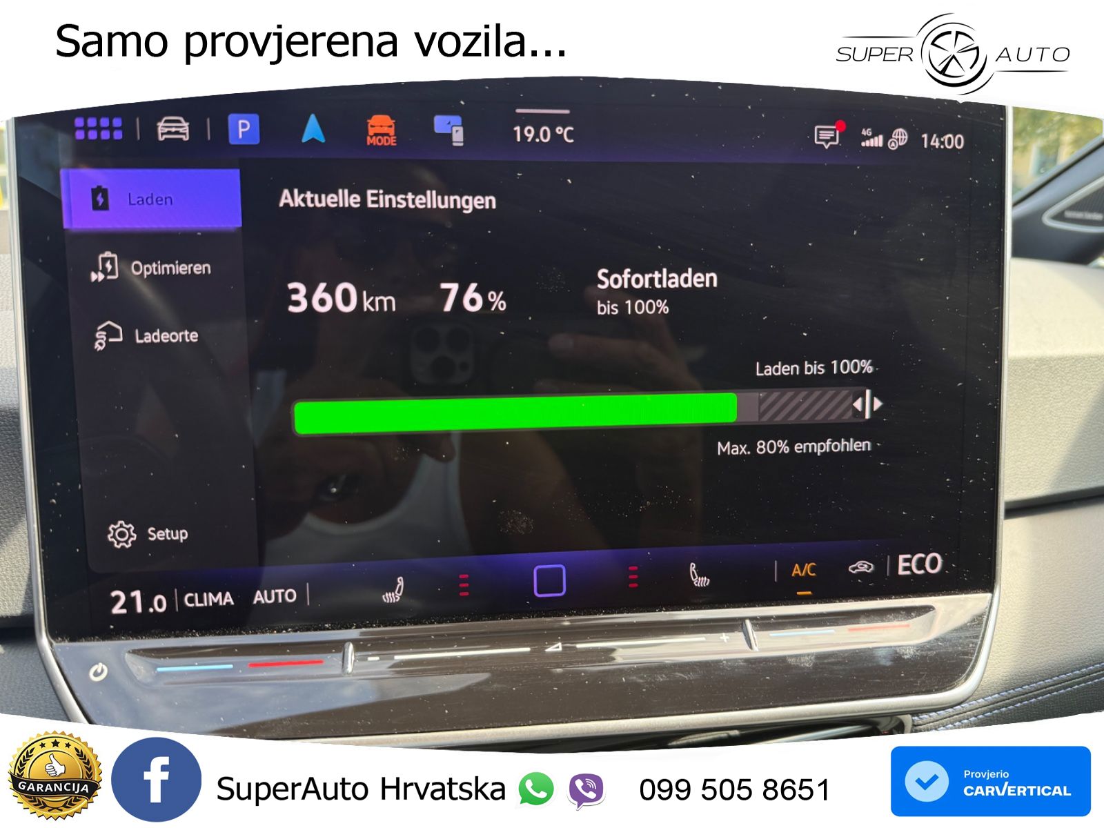 Volkswagen ID.3 GTX 84 kWh (286 KS) LED+GR SJED+ACC