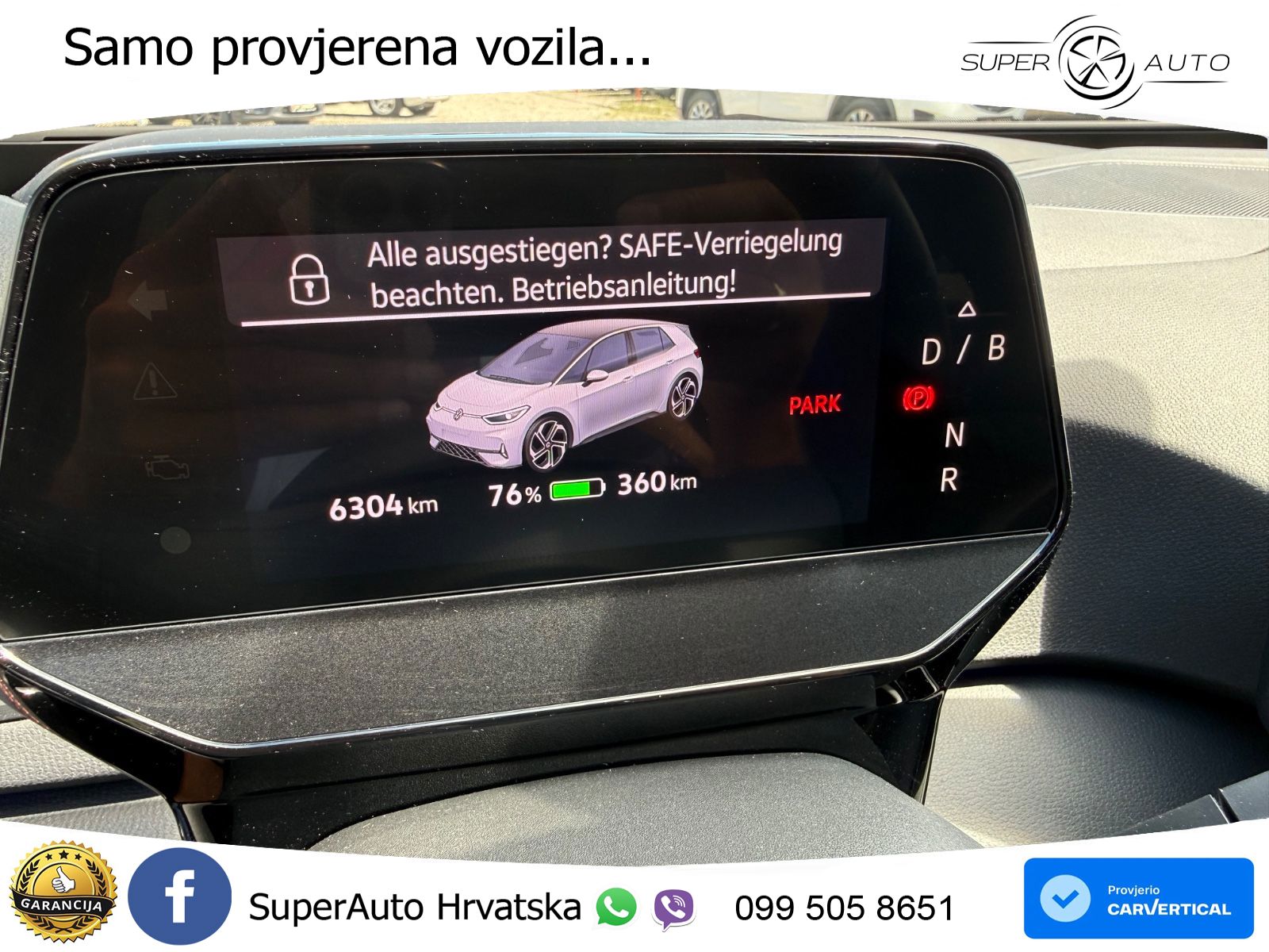Volkswagen ID.3 GTX 84 kWh (286 KS) LED+GR SJED+ACC