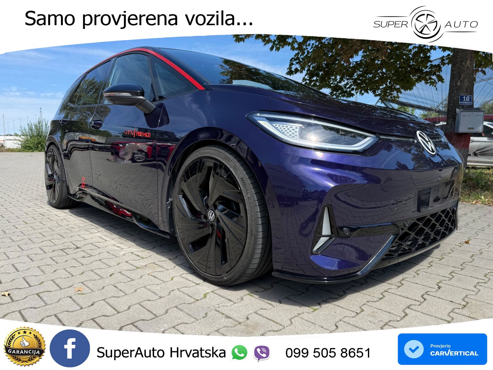 Volkswagen ID.3 GTX 84 kWh (286 KS) LED+GR SJED+ACC