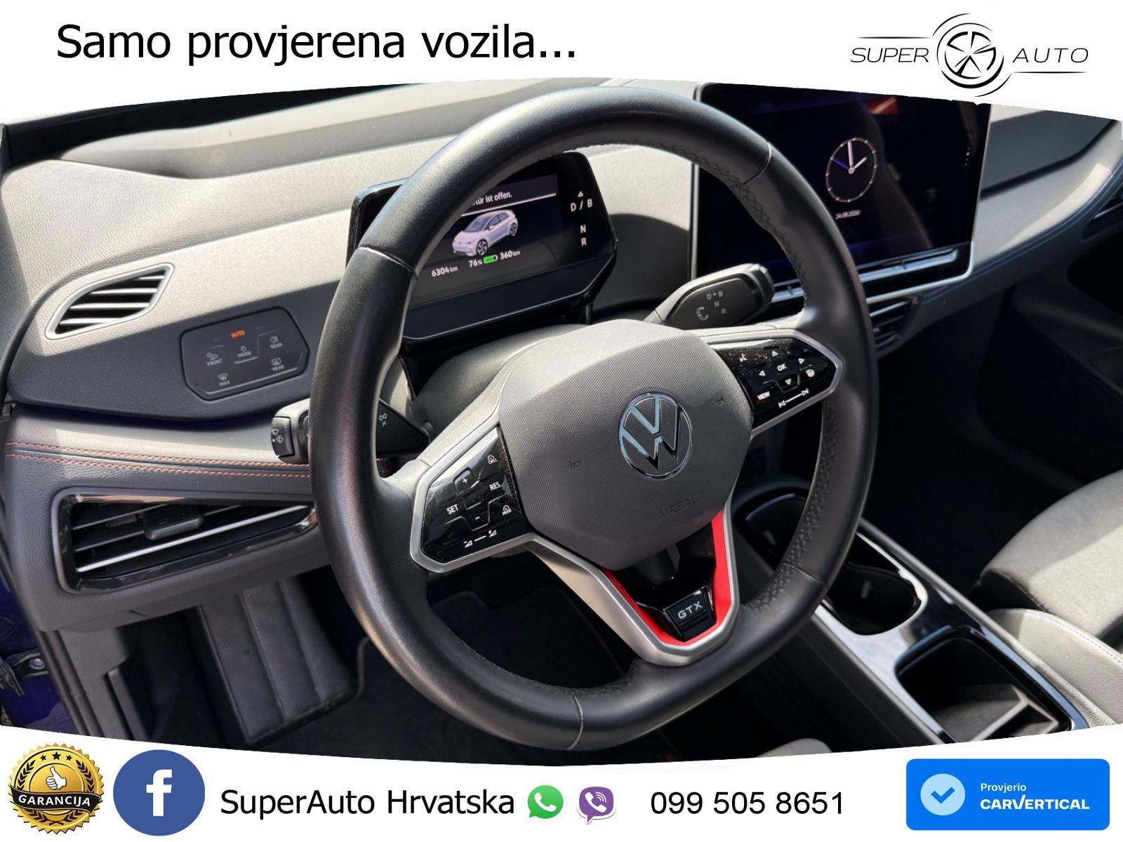 Volkswagen ID.3 GTX 84 kWh (286 KS) LED+GR SJED+ACC