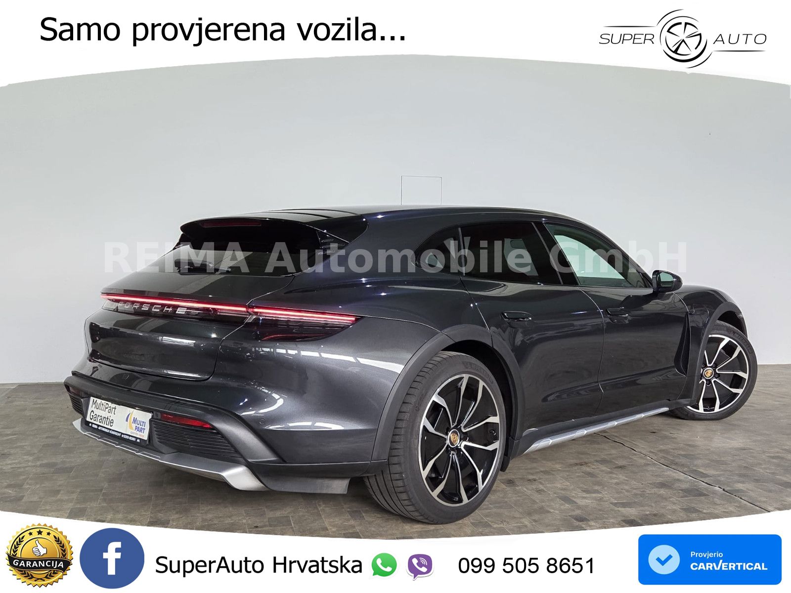 Porsche Taycan Cross Turismo 4 93.4 kWh (476 KS)