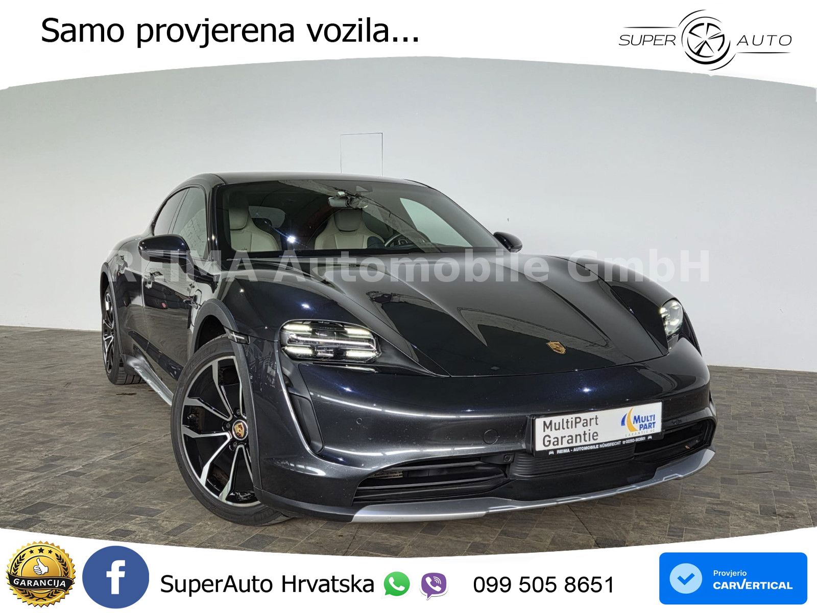 Porsche Taycan Cross Turismo 4 93.4 kWh (476 KS)