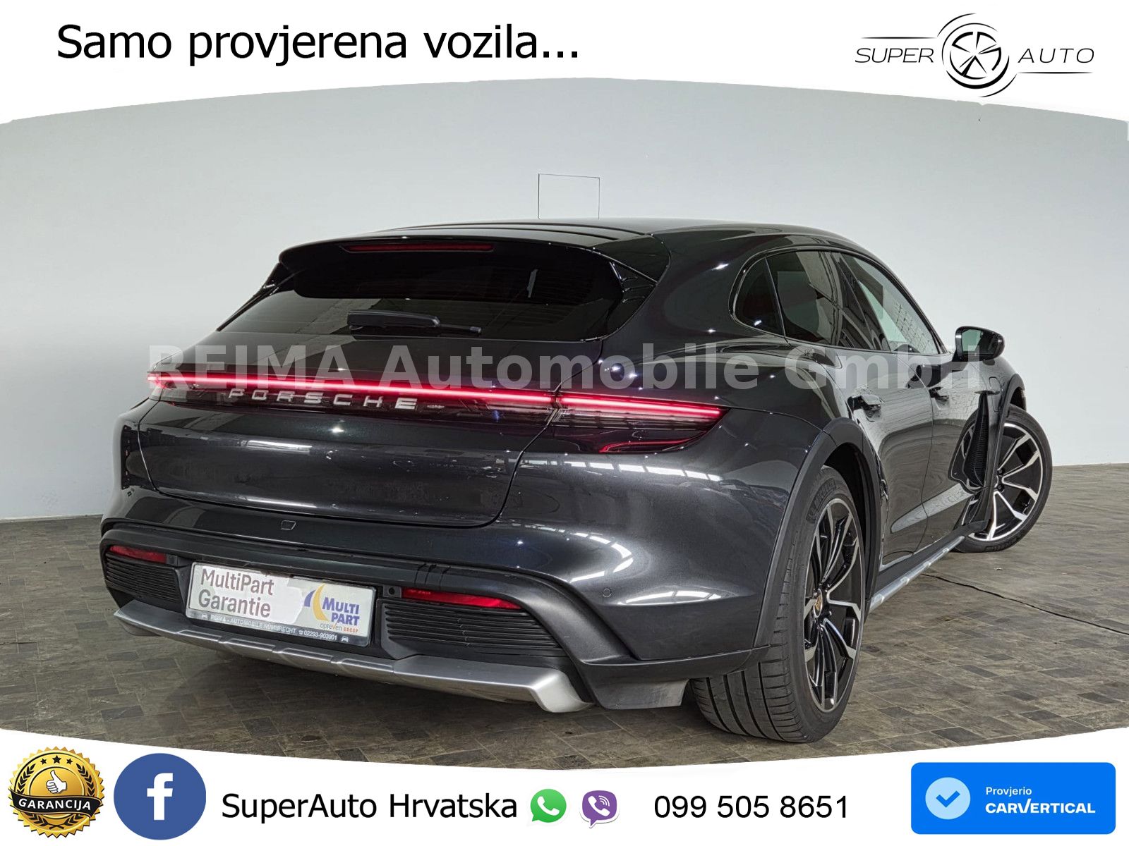 Porsche Taycan Cross Turismo 4 93.4 kWh (476 KS)