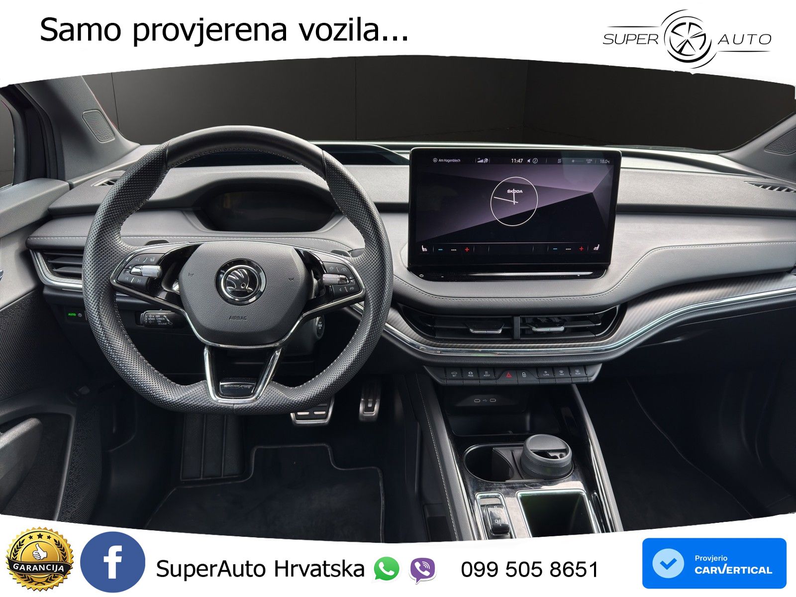 Škoda Enyaq iV 80 82 kWh (204 KS) SportLine LED+GR SJED+ACC