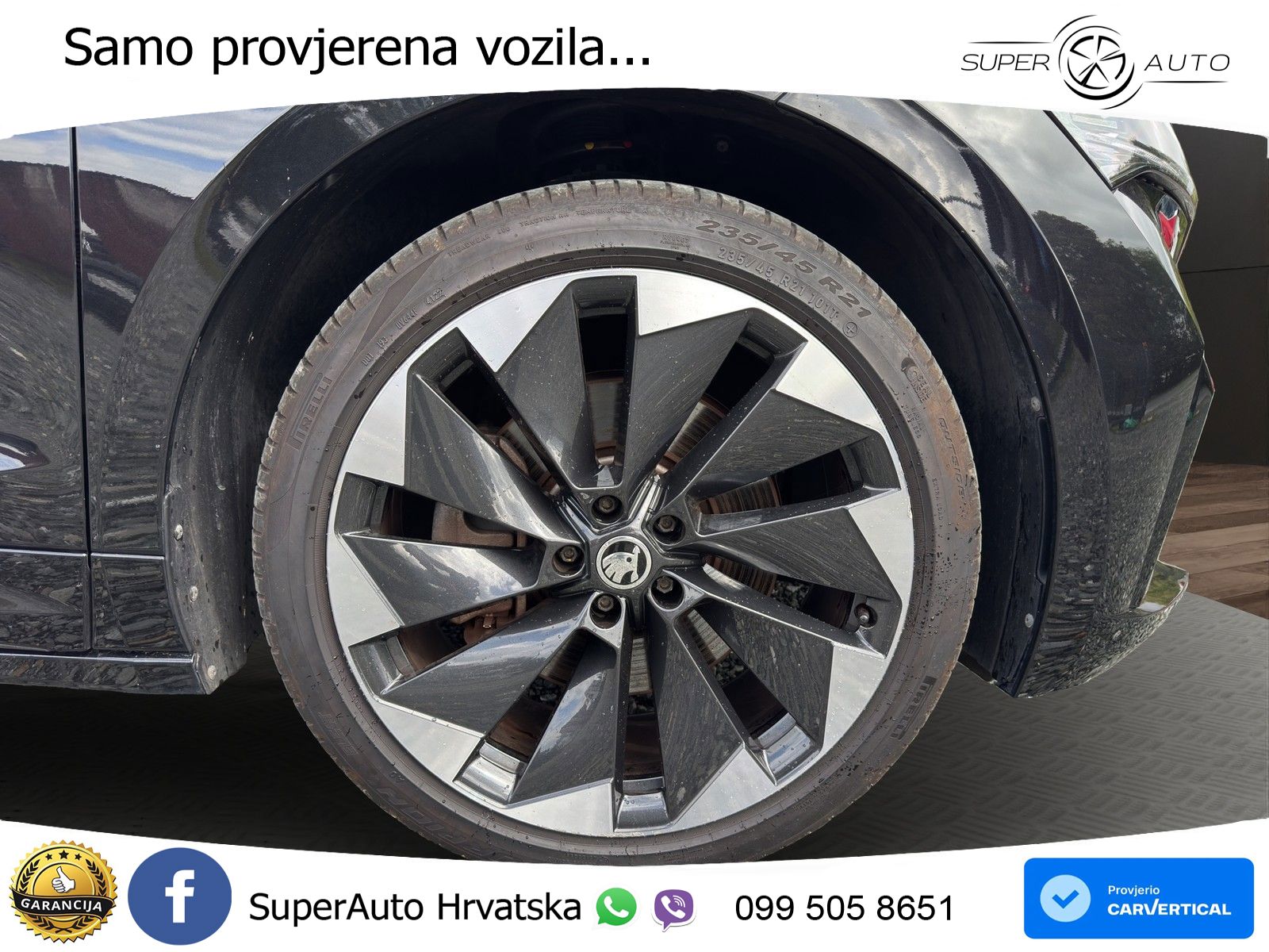 Škoda Enyaq iV 80 82 kWh (204 KS) SportLine LED+GR SJED+ACC