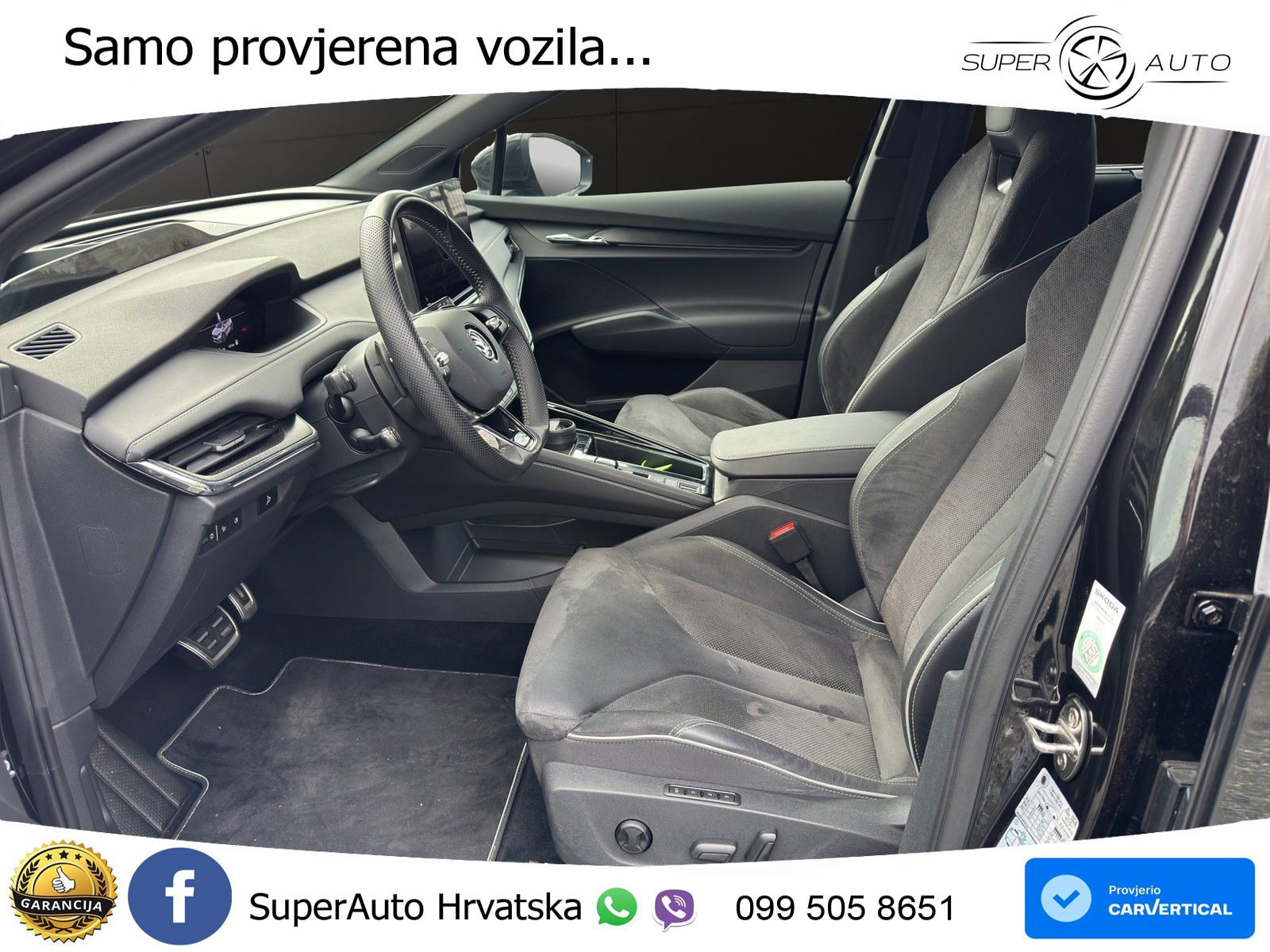 Škoda Enyaq iV 80 82 kWh (204 KS) SportLine LED+GR SJED+ACC