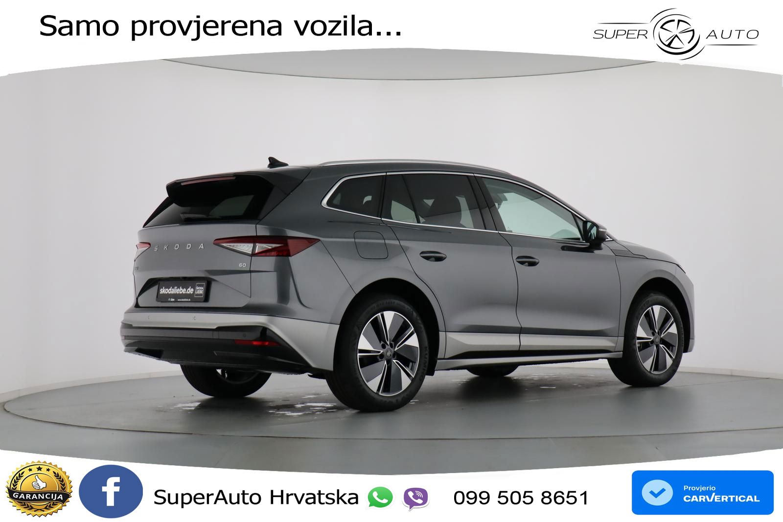 Škoda Enyaq 60 63 kWh (204 KS) LED+GR SJED+ACC