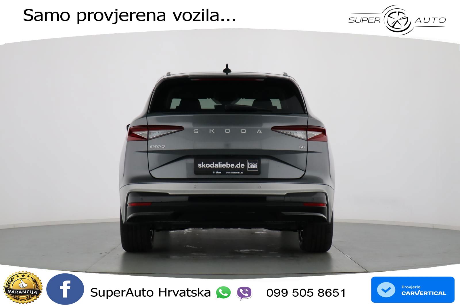 Škoda Enyaq 60 63 kWh (204 KS) LED+GR SJED+ACC