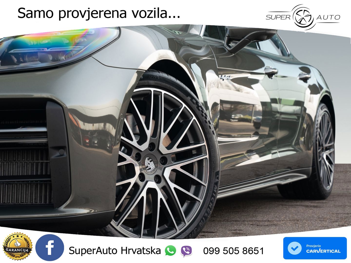 Porsche Panamera 4 2.9 V6 (470 KS) E-Hybrid PDK ZRAČNI+ACC+GR SJED+KAM+PANO
