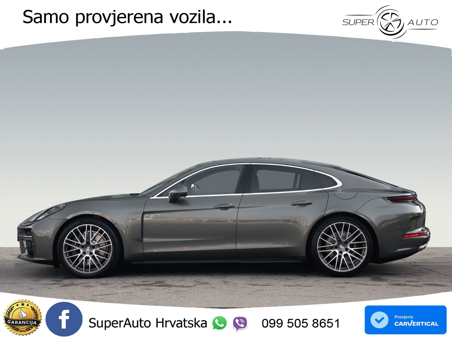 Porsche Panamera 4 2.9 V6 (470 KS) E-Hybrid PDK ZRAČNI+ACC+GR SJED+KAM+PANO