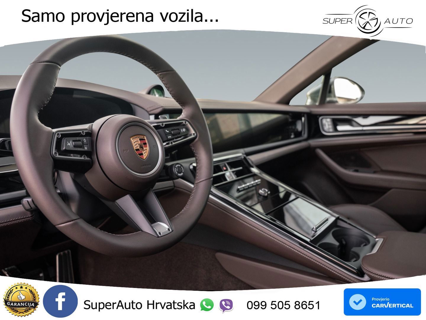 Porsche Panamera 4 2.9 V6 (470 KS) E-Hybrid PDK ZRAČNI+ACC+GR SJED+KAM+PANO